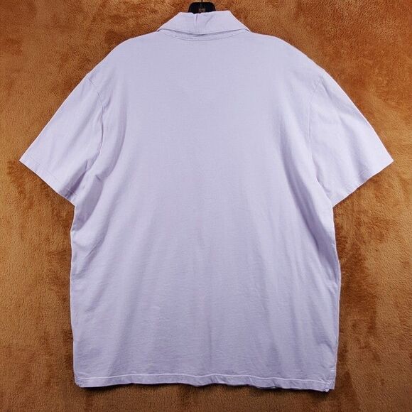 VINCE Polo Shirt Mens XL Pink Pullover Short Sleeve Collared Cotton Pastel $125 - Picture 3 of 8